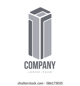 Vector abstract logo. Business Icons. Company identity. Icon isolated on white background. Graphic design editable for your design.