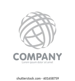 Vector abstract logo. Business Icons. Company identity. Icon isolated on white background. Graphic design editable for your design.