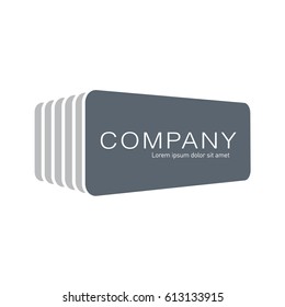 Vector abstract logo. Business Icons. Company identity. Icon isolated on white background. Graphic design editable for your design.