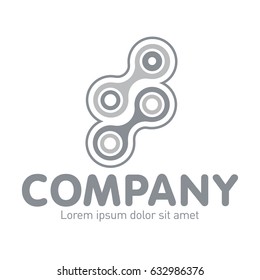 Vector abstract logo. Business Icons. Company identity. Icon isolated on white background. Graphic design editable for your design.