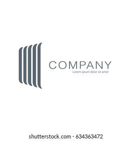 Vector abstract logo. Business Icons. Company identity. Icon isolated on white background. Graphic design editable for your design.