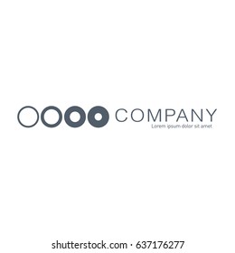 Vector abstract logo. Business Icons. Company identity. Icon isolated on white background. Graphic design editable for your design.