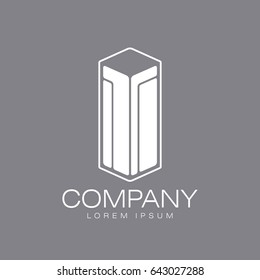 Vector abstract logo. Business Icons. Company identity. Icon isolated on white background. Graphic design editable for your design.