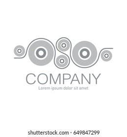 Vector abstract logo. Business Icons. Company identity. Icon isolated on white background. Graphic design editable for your design.