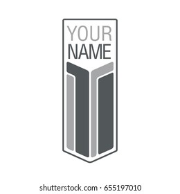 Vector abstract logo. Business Icons. Company identity. Icon isolated on white background. Graphic design editable for your design.