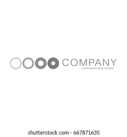 Vector abstract logo. Business Icons. Company identity. Icon isolated on white background. Graphic design editable for your design.