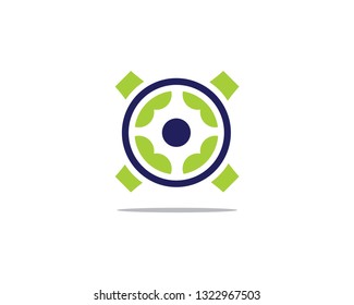 Vector abstract logo design elements