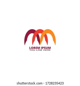 Diseño de logotipo abstracto vectorial perfecto para empresas y marcas. EPS vectorial 10.