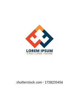 Vector abstraktes Logo-Design perfekt für Unternehmen und Marken. Vektor EPS 10.