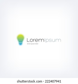 Vector abstract logo design template