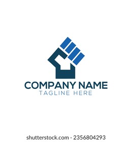 Vector abstract logo design template 