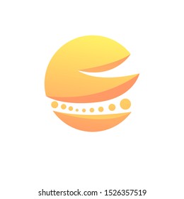 Vector Of Abstract Logo Fruit, anyone can use logo for apps, web, and other concept design