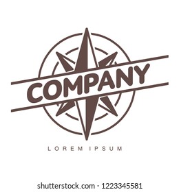 Vector abstract logo. Hotels and airliner. Tourism and travel. Company identity. Icon isolated on white background. Graphic design editable for your design.