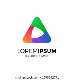 vector abstract logo, icon isolated. Point logo, 