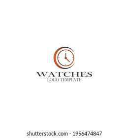 Vector abstract logo idea  time concept or clock business icon