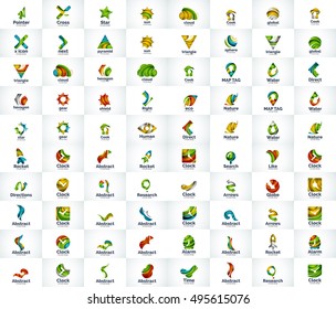 Vector abstract logo mega collection