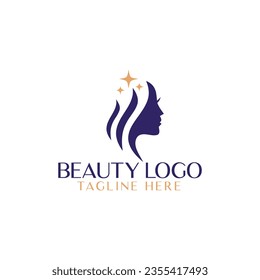 Vector abstract logo set for beauty salon, hair salon, cosmetics
