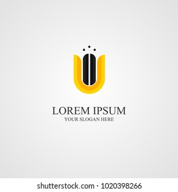 vector abstract logo simple