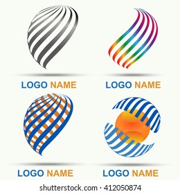 Vector of abstract logo symbol or icon