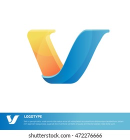 Vector abstract logo template.