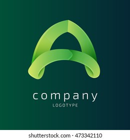 Vector abstract logo template.