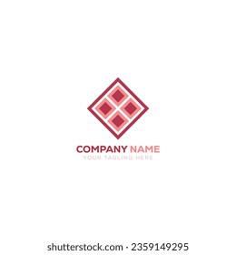 Vector abstract logo template. Logo parquet, laminate, flooring, tiles. Infinity parquet