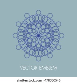 Vector of abstract logos - concepts spiritual emblem.