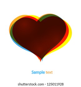 vector abstract love background. Eps10