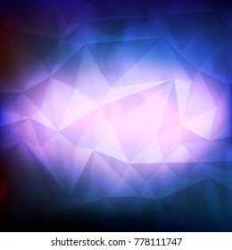 Vector Abstract low poly, Illustration high computer technology (Hi-tech) background.  For digital technology concept background.