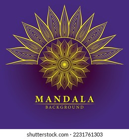 Vector abstract mandala pattern. Art on the wall. Coloring book Lace pattern The tattoo. Design for a wallpaper Paint shirt and tile Sticker Design, Decorative circle ornament in ethnic oriental style