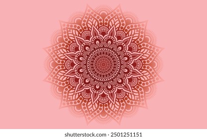 Vector abstract mandala pattern. Art on the wall. Coloring book Lace pattern The tattoo. Design for a wallpaper Paint shirt and tile Sticker Design, Decorative circle ornament in ethnic oriental style