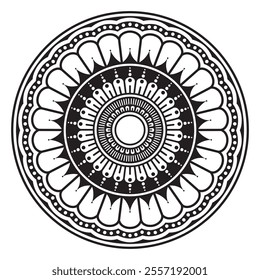Vector abstract mandala pattern. Art on the wall. Coloring book Lace pattern The tattoo. Design for a wallpaper Paint shirt and tile Sticker Design, Decorative circle ornament in ethnic oriental style