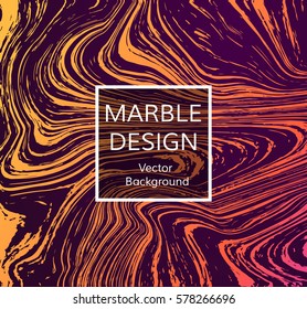 Vector abstract marble texture. Aqua print. Marbling background. Creative design template.