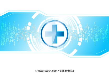 vector abstract medical design background concept