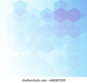 Vector Abstract medicine background with Hexagon geometric design
