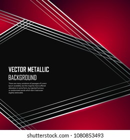 Vector Abstract Metallic Background