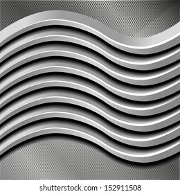 Vector abstract metallic background