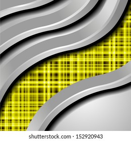 Vector abstract metallic background