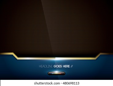 Vector of abstract metallic background