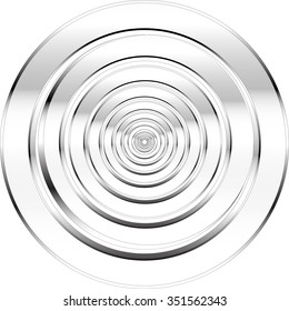 Vector abstract  metallic circles design background