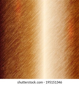 Vector abstract metallic copper background with scratches