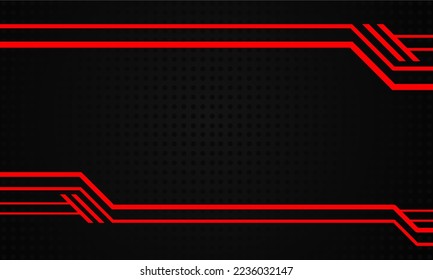 Concepto de innovación tecnológica de diseño de cuadros negros metálicos abstractos de vectores