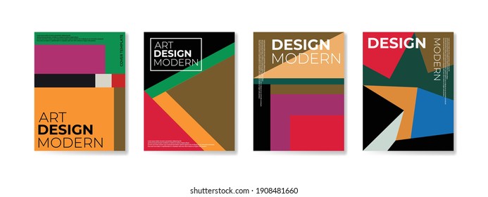Vector abstract minimalist geometric background for corporate brochure and banner