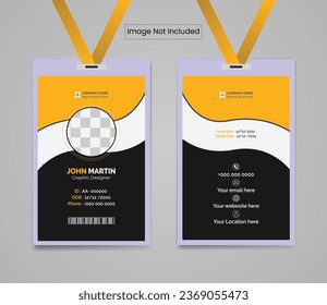 vector abstract minimalist id cards template concept