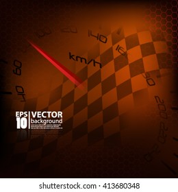 Vector abstract modern carbon metallic geometric and racing background - Eps10