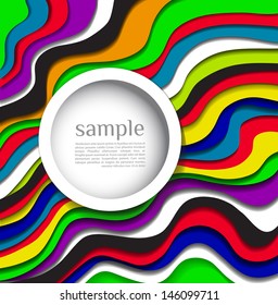 Vector Abstract modern colorful  background/ design illustration