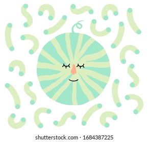 Vector. Abstract modern colorful template for flyers, banners, postcards, web design and other.