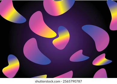  vector  Abstract modern dynamic colors background.