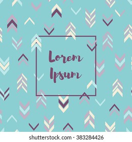 Vector abstract modern geometric template in blue and purple. Background with place for text