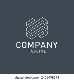 vector abstract modern gradient colorful logo design template